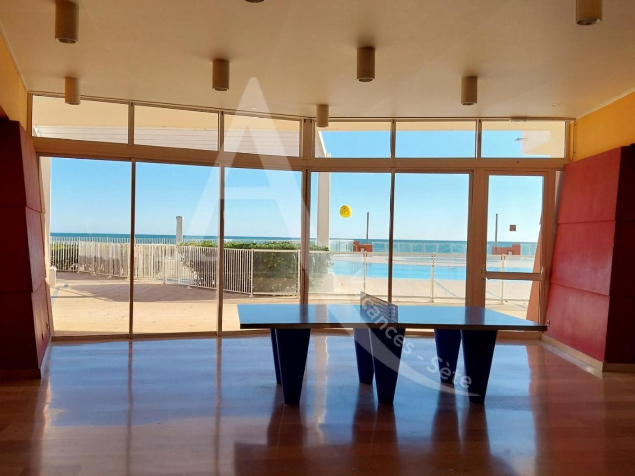 Studio 4 Pers, Pkg, 1Ere Ligne Mer, Piscine, Tennis Sète Esterno foto