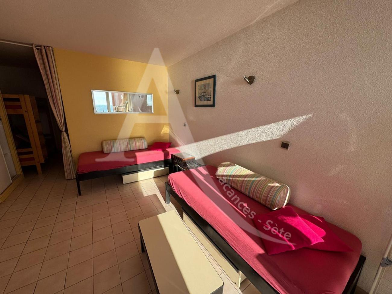Studio 4 Pers, Pkg, 1Ere Ligne Mer, Piscine, Tennis Sète Esterno foto