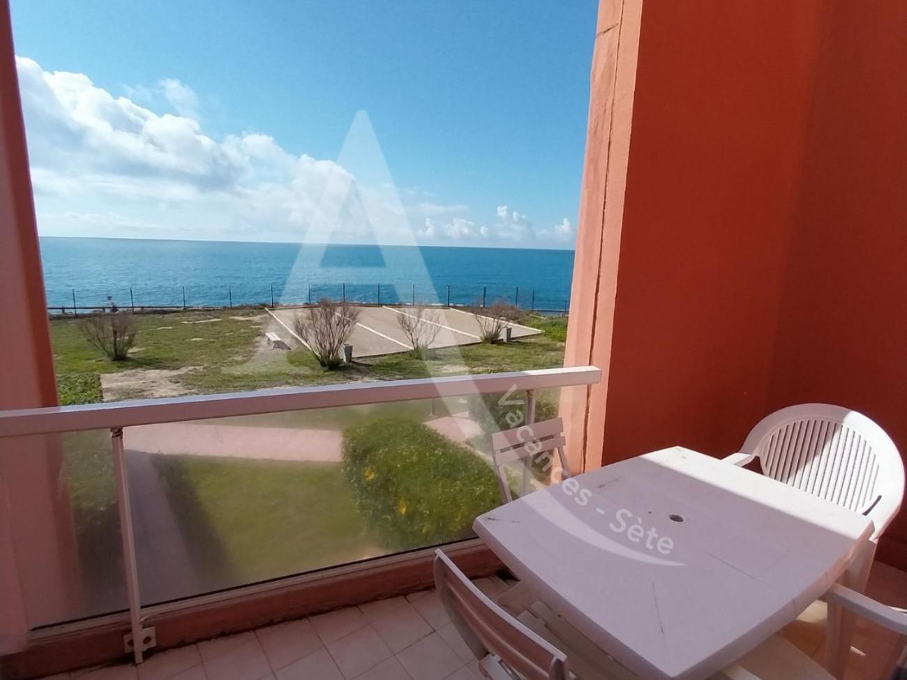 Studio 4 Pers, Pkg, 1Ere Ligne Mer, Piscine, Tennis Sète Esterno foto